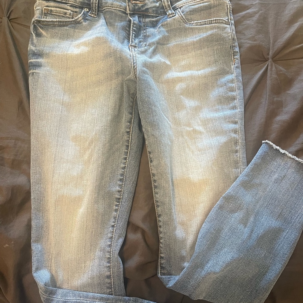 Like new! High waisted skinny jeans